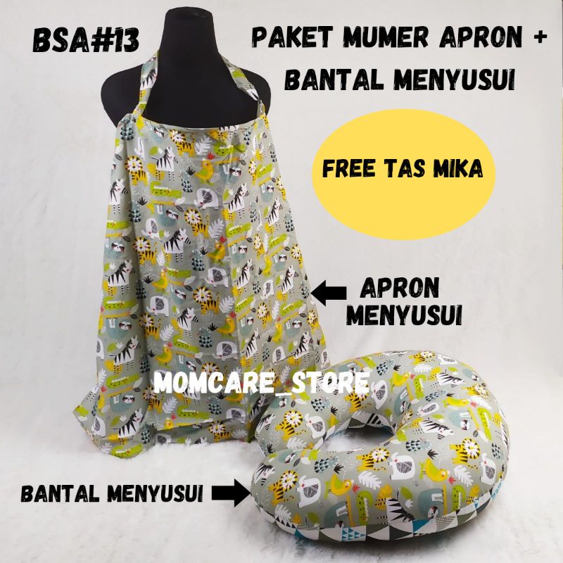 PAKET BANTAL MENYUSUI + APRON MENYUSUI NO.13