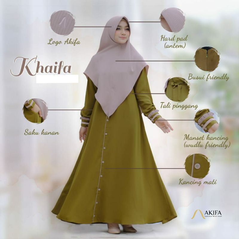 Gamis Khaifa by Akifa