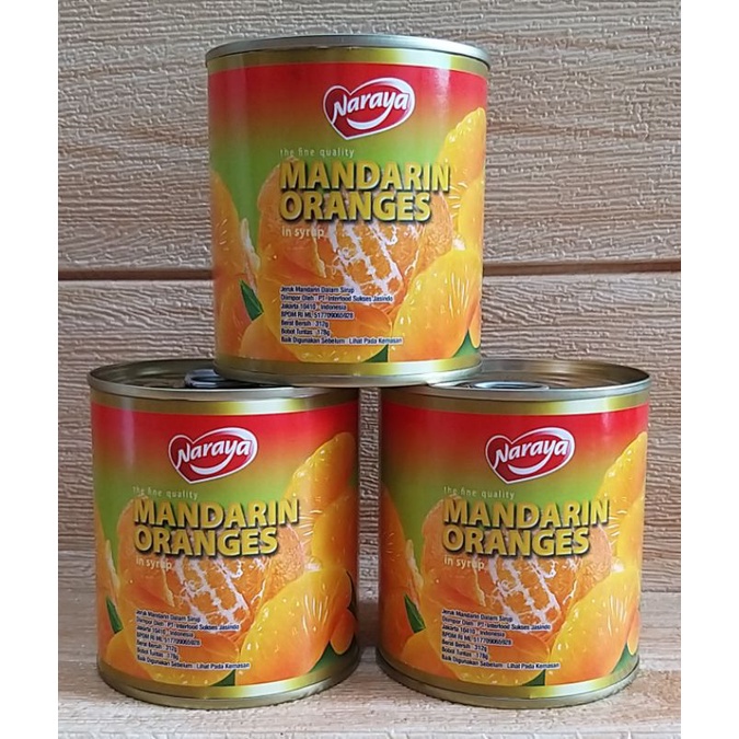 

Naraya Mandarin Oranges Kaleng 312gr