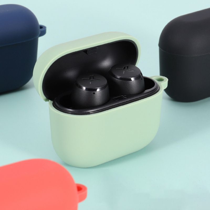 Bt Earphone Silikon Portabel Tahan Jatuh Untuk Case Untuk Xemal X3 Wireless Earphone Penyimpanan Pelindung Membawa Kantong