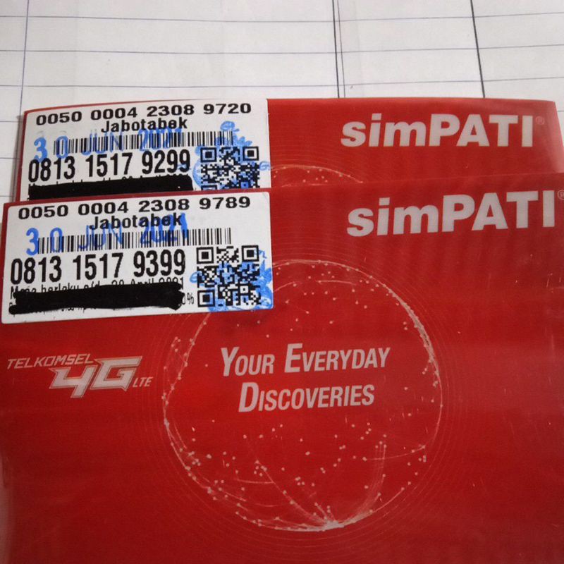No Cantik Simpati Double2 99