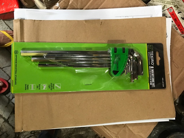 Kunci L set Panjang 2-10mm Tekiro Hex Key Tekiro