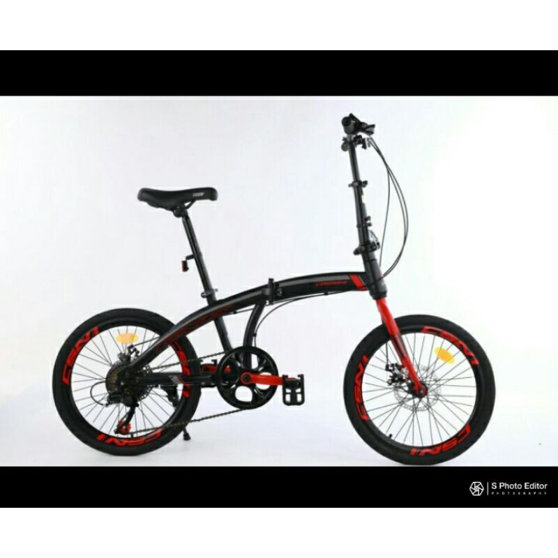 sepeda lipat 20 inch Cassini