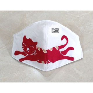 MASKER KAIN BATIK KUCING Shopee Indonesia MASKER KAIN BATIK KUCING Shopee Indonesia