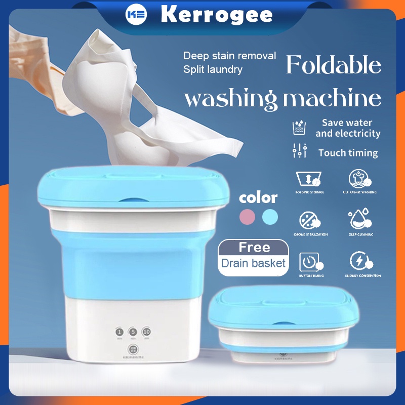 Mesin Cuci Mini Portabel Mesin Cuci Lipat Mini Folding Washing Machine Mesin Cuci Kecil KAPASITAS 4.5L