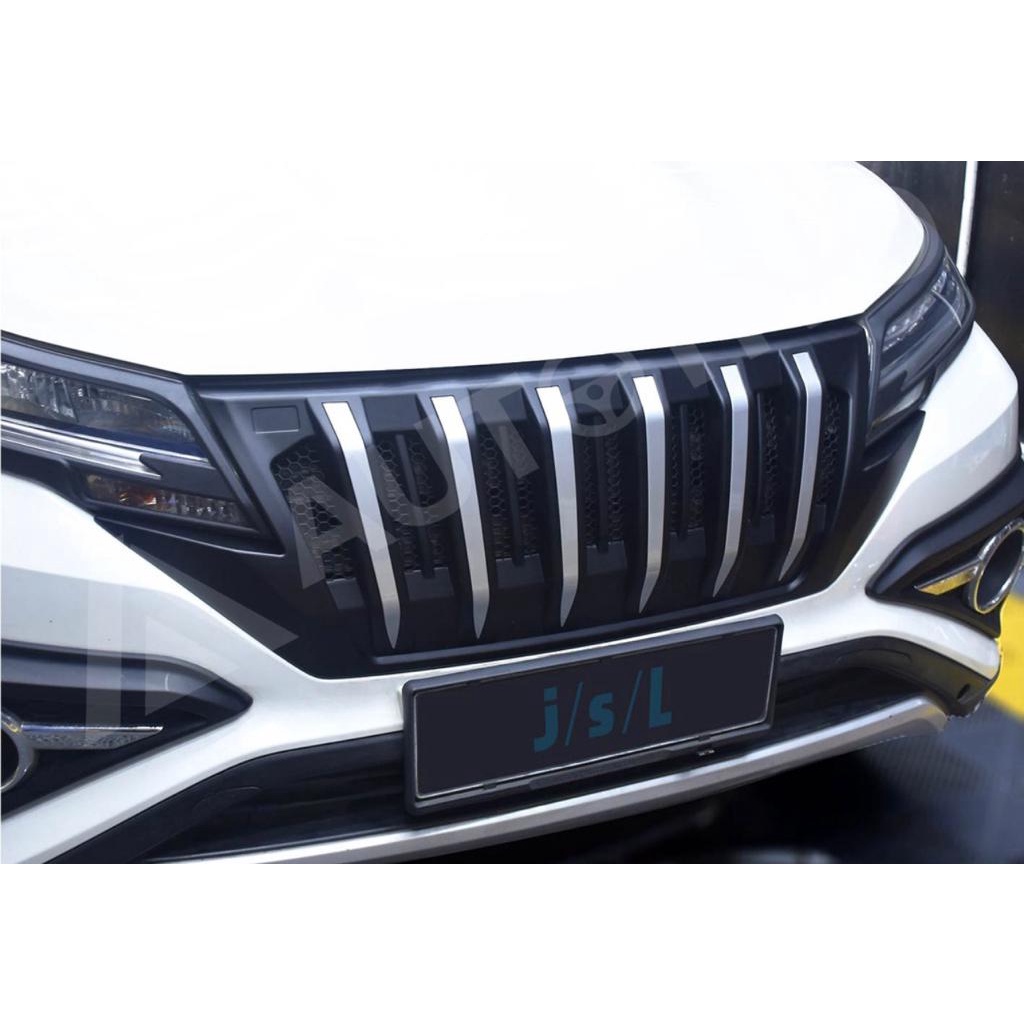 Grill Bumper Depan All New Rush Terios 2018 2020 2022 2023 UP Appolo Hitam Chrome Silver Putih Gold Kuning Biru