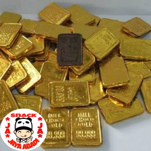 250 GR Coklat Gold / Coklat Emas Batangan Kiloan