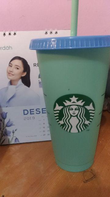 Tumbler Starbucks Reuseable Changing Color