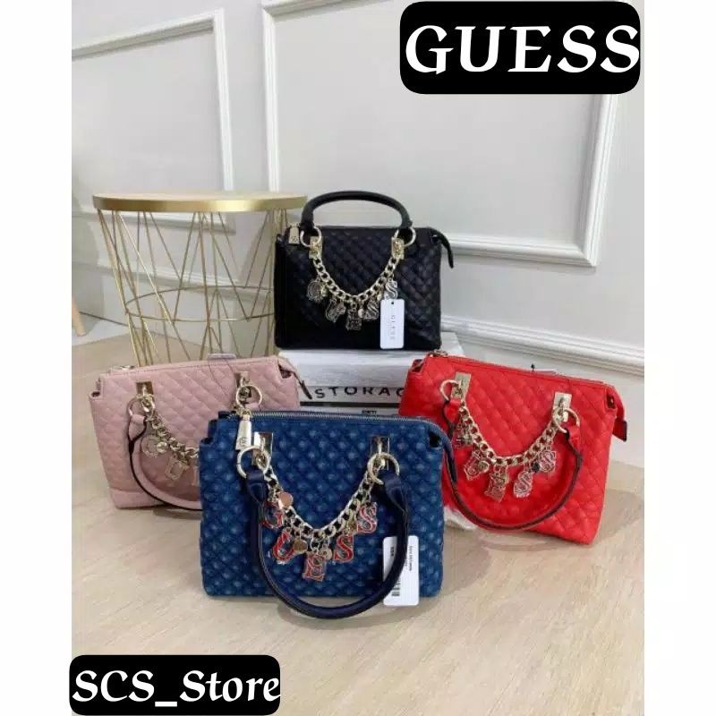 HANDLE BAG GUESS / TAS WANITA BRANDED IMPORT TERMURAH (ORI)