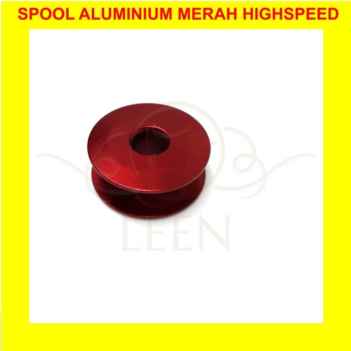 Spul Bobbin Spool Warna (ALUMINIUM) GRADE A Mesin Jahit Industri LEEN - Merah