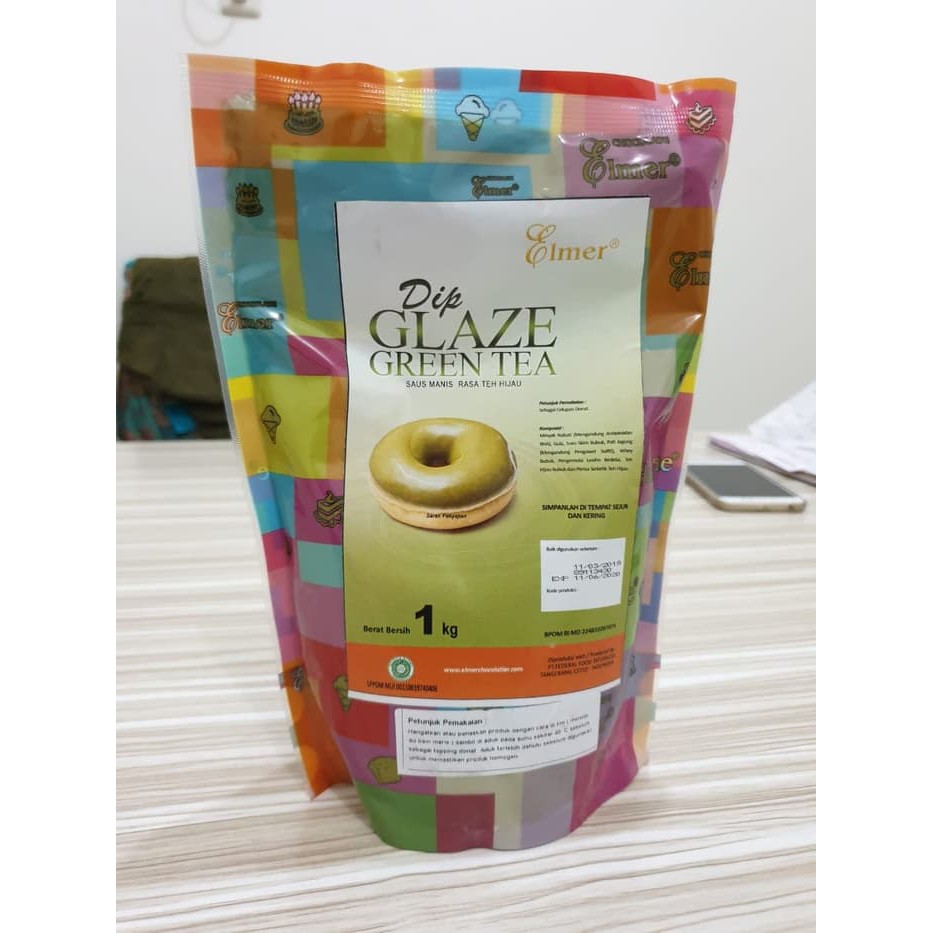 Jual Green Tea Elmer 1 kg / elmer dipping glaze JCO topping spread
