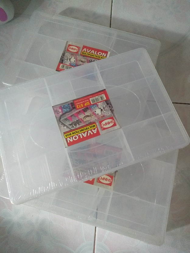 Lysashop - Kotak Penyimpanan Aksesoris Bersekat/kotak Serbaguna/tempat Simpan Multifungsi