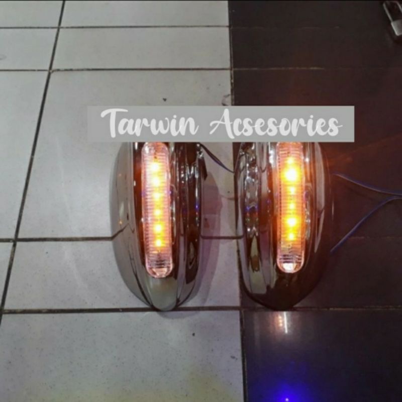 cover spion honda jazz 2004-2007 chrome