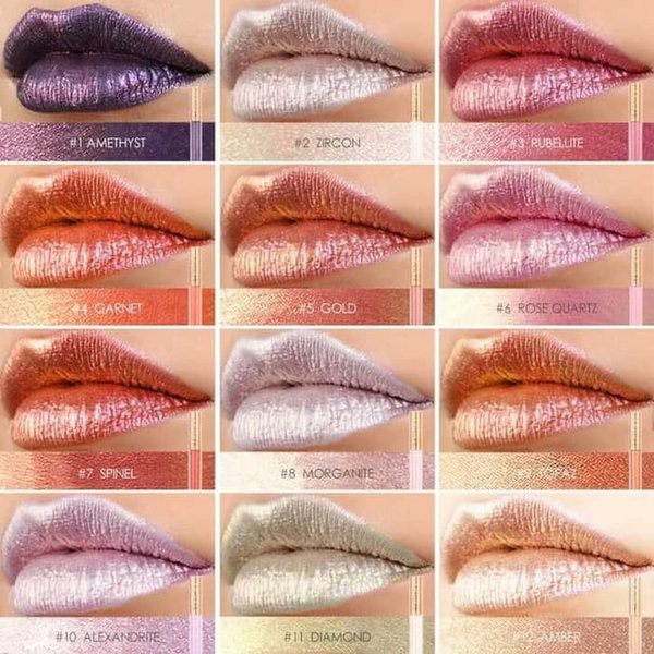 (READY &amp; ORI) Focallure Chameleon Heavy Metalic Waterproof Liquid Lipstick Glitter FA45 FA 45 Lip Matte Lip Cream Tahan Lama Waterproof