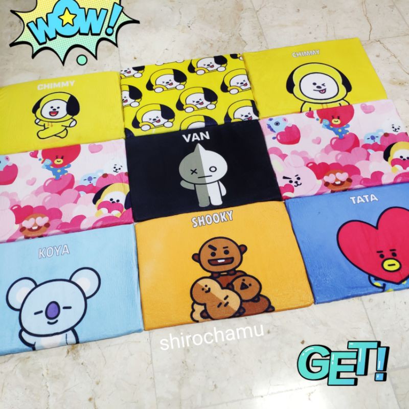 BTS, Karpet Motif BT21, Keset / Alas Kaki Halus Lembut , Bangtan Boys, Anti Slip Mat, Doormats, Kpop