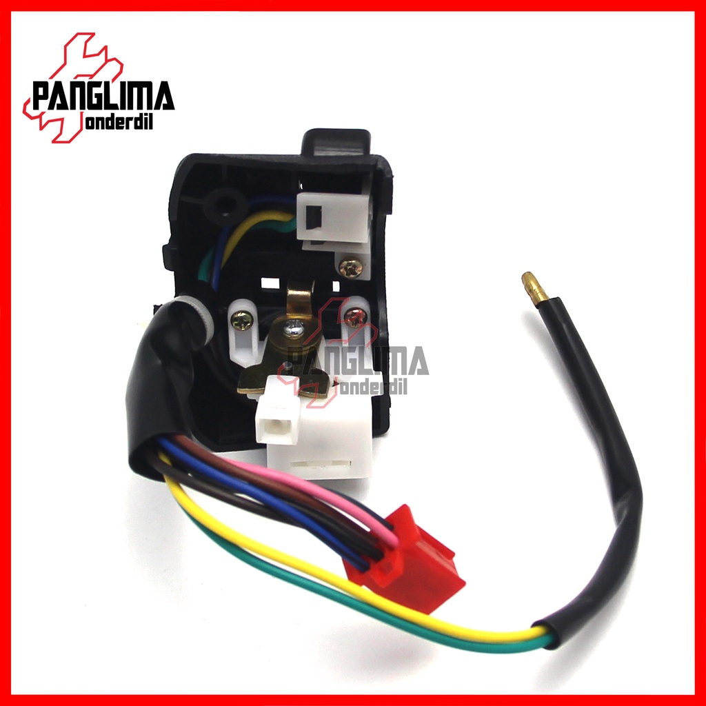 Handel Switch Kiri-Left Jupiter Z1-FI Handle-Hendle-Hendel-Holder Saklar Lampu Depan Dim-Sen-Sein-Klakson