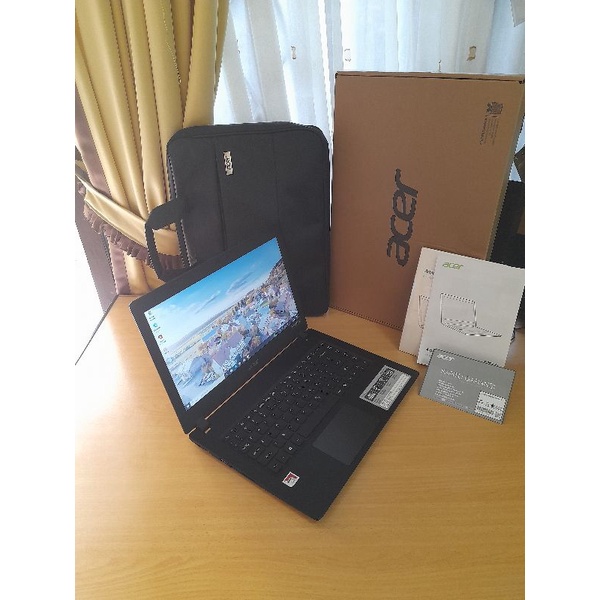 Acer A314 Slim Amd A4-9120e Ram 4gb HDD 500gb Like New Fullset Windows Ori - Laptop Bekas Second Sek