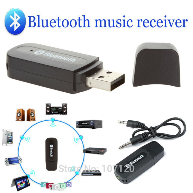 AUDIO BLUETOOTH RECEIVER USB MUSIC WIRELESS UNIVERSAL / BT360 / BT-163 / BLUETOOTH RECEIVER 360