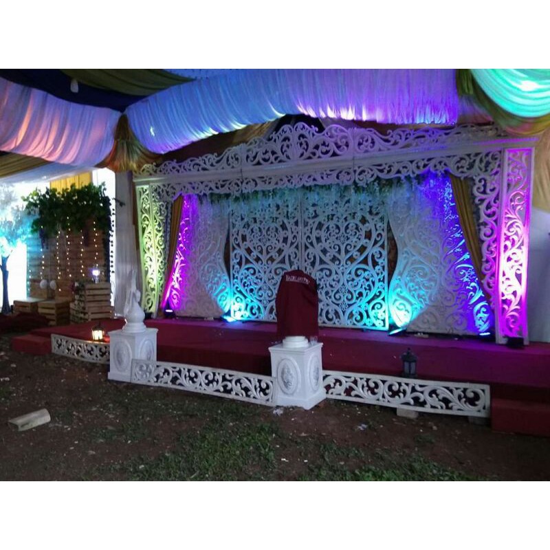 pelaminan full ukiran spon