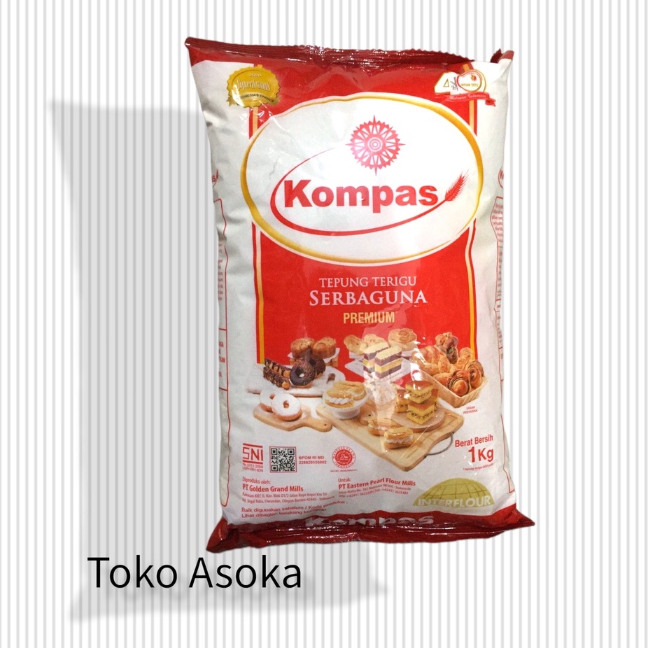 

Tepung Terigu Kompas Serba Guna | 1kg