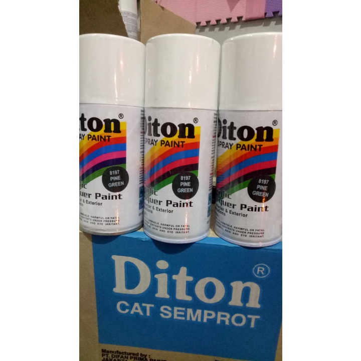 cat semprot Pilok pilox diton pine green 8197 300cc hijau tua metallic