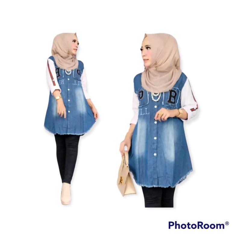 TUNIK JEANS WANITA TERBARU/TUNIK LEVIS WANITA
