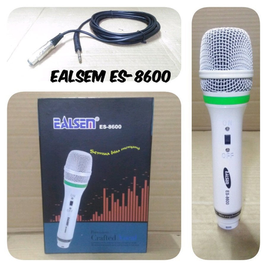 MIC KABEL EALSEM ES 8600 MICROPHONE DYNAMIC