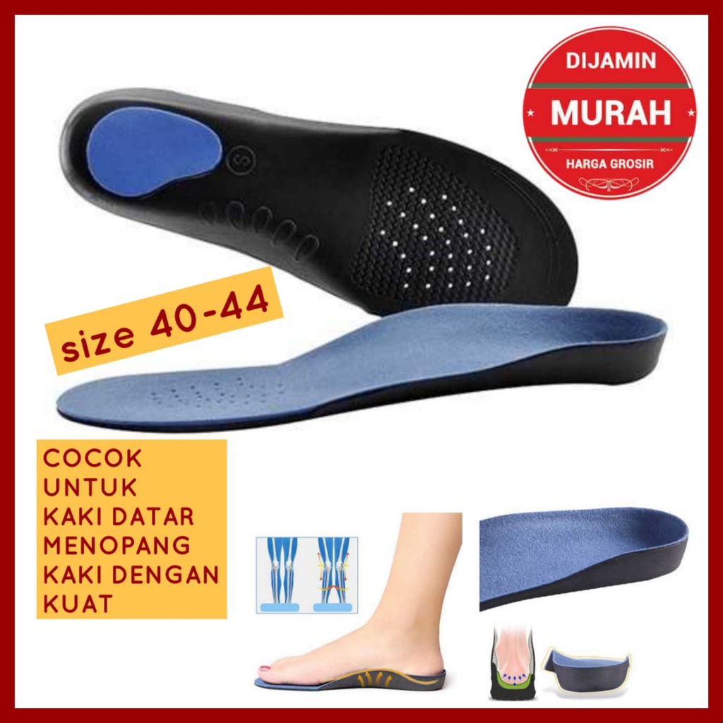 INSOLE FLAT FOOT SOL SEPATU KAKI DATAR SOL SEPATU ORTHOPEDIC ALAS KAKI UNTUK KAKI DATAR SOL DALAM