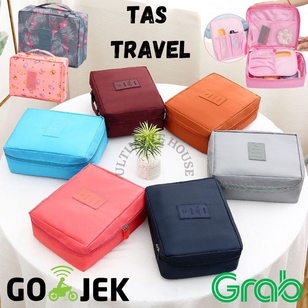 Tas Kosmetik Korea Travel Kosmetik Travelling Pouch Cosmetic Multi Pouch Travel Mate