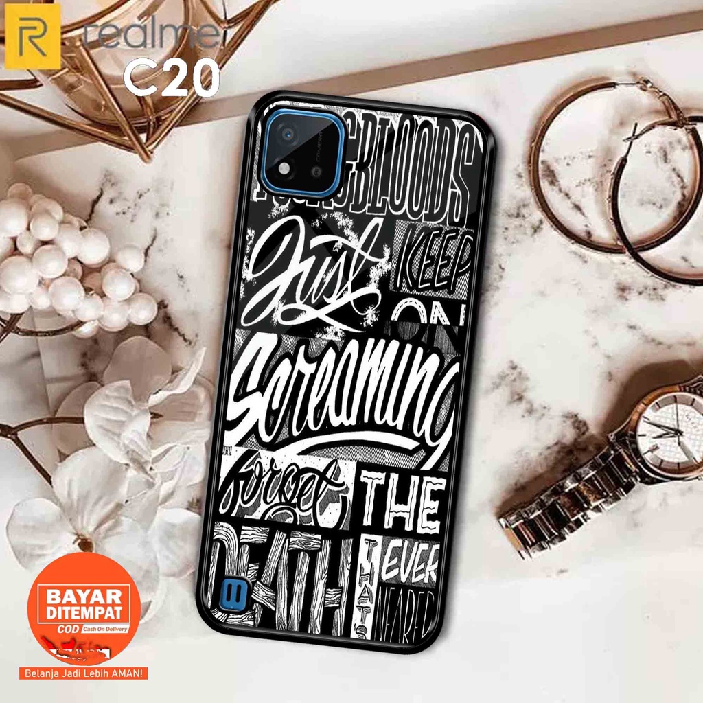 Sukses Case REALME C20 - Hardcase 2D Glossy Realme C20 - Silikon Hp Realme C20  - Silicon Hp Realme 