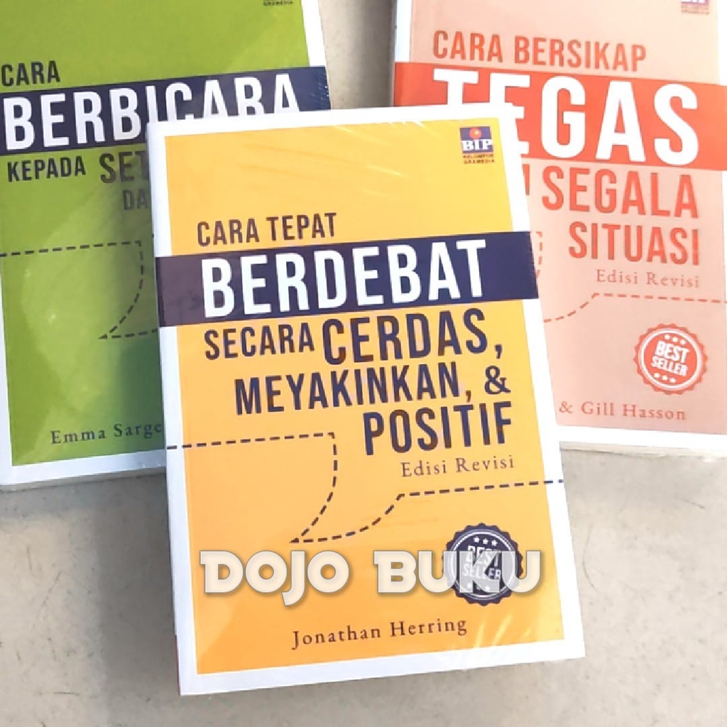 Buku Cara Tepat Berdebat Secara Cerdas, Meyakinkan &amp; Positif Edisi Rev