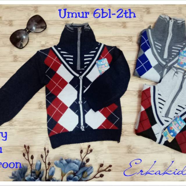Jaket Sweatee Bayi Laki Laki Lucu Unik Branded Keren