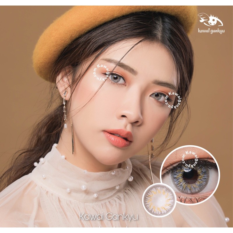 KawaiGankyu softlens - Princess adelio gray (1botol)