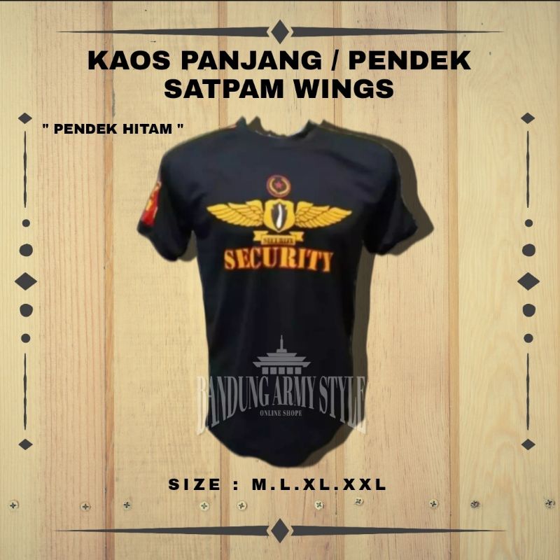 Kaos Security Satpam Terbaru 2021/Kombinasi Termurah KAOS DALEMAN SERAGAM PDH KAOS DALAEMAN secucrit