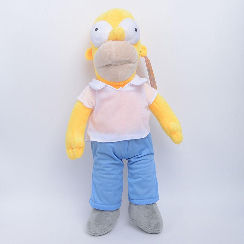 Needway Simpsoned Mainan Mewah Kawaii Lucu Mainan Anak Kartun Menghias Anak Dewasa Hadiah Boneka Plushie