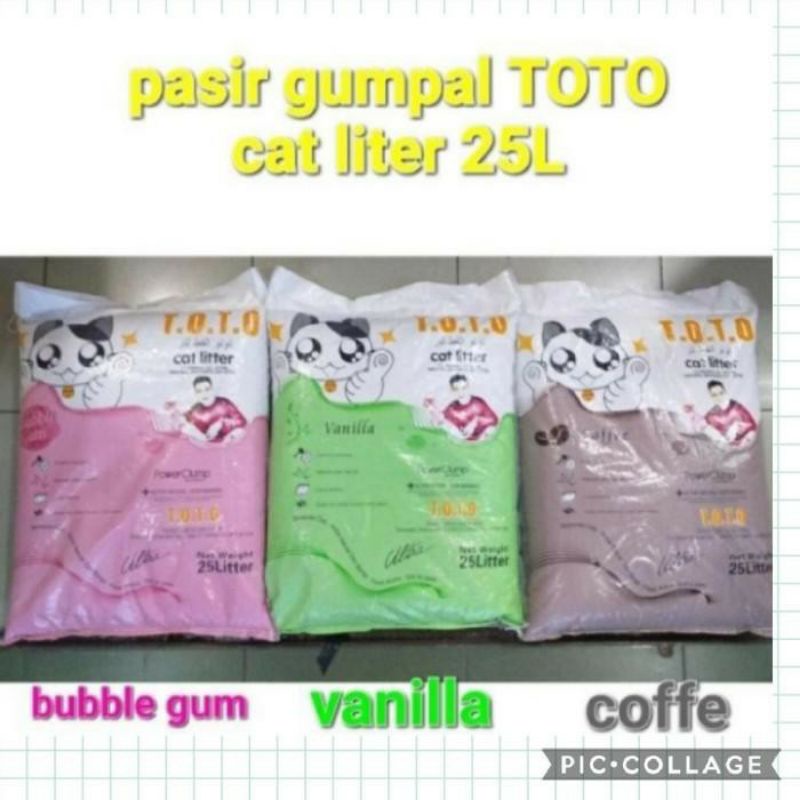 PASIR TOTO 25 LITER - PASIR GUMPAL WANGI