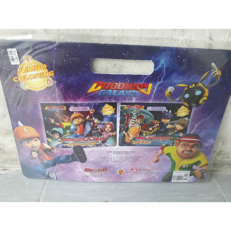 jumbo coloring boboboy galaxi menjelajah galaxi
