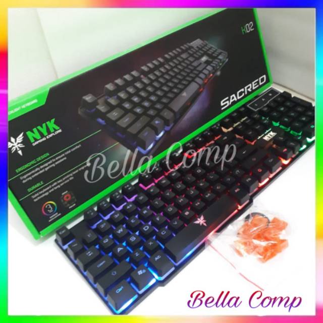 Keyboard/key board/keybodGaming NYK K-02 Backlight