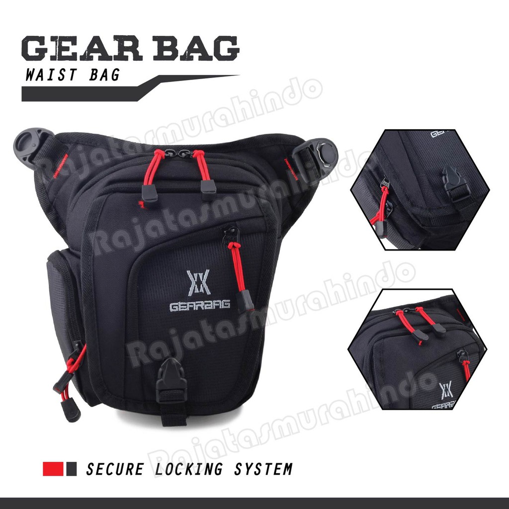 Gear Bag X - Zygon Waistbag -13073 BB - Tas Selempang Pria Tas Pinggang Groovy Tas Messenger