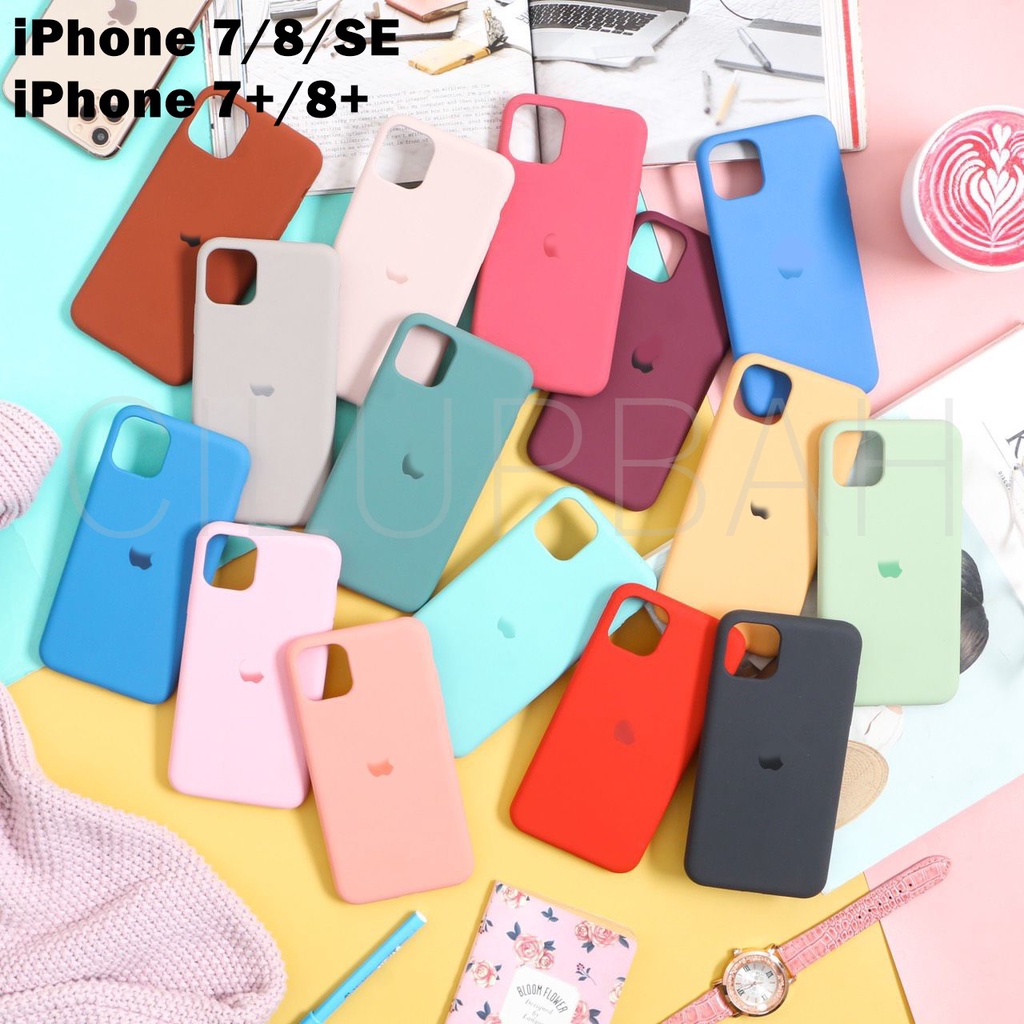 Premium Silicone  Full Cover Soft Case (2) iPhone 6 7 8 6+ 7+ 8+ SE X XS XR 11 12 13 Mini Pro Max