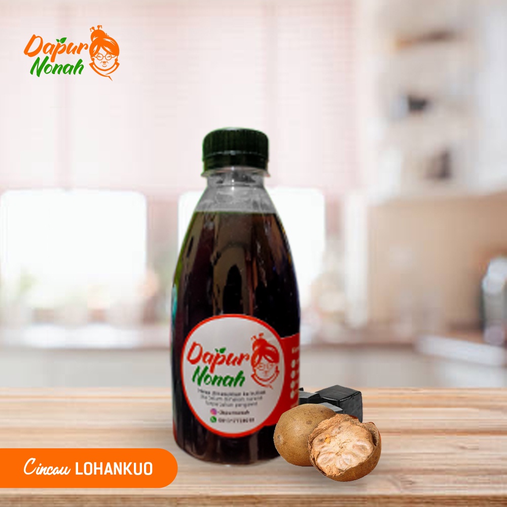 

Minuman cincau hitam segar rasa LOHANKUO cincau 300ml cincau hitam - grass jelly - minuman sehat - cincau