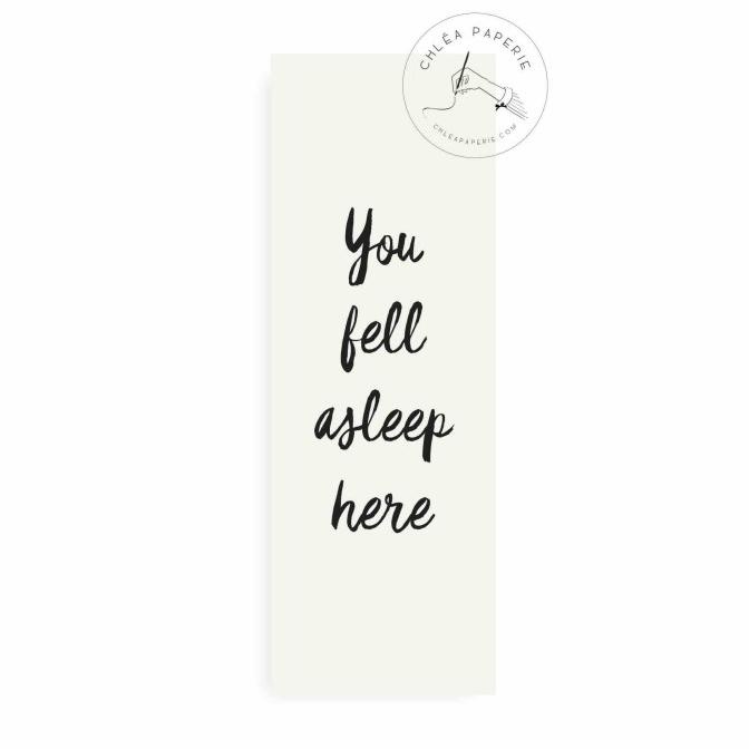 

READY COD Bookmark / You Fell Asleep Here / Pembatas Buku PROMOKode 4417