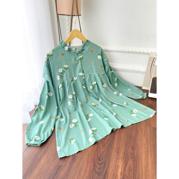 Atasan Wanita XL Blouse Rayon Muslim LD 110