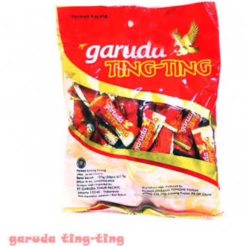 

Permen garuda ting-ting 125gr