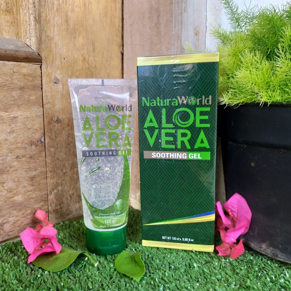 Naturaworld Aloevera Soothing Gel Dan Moisturizing 120 ML