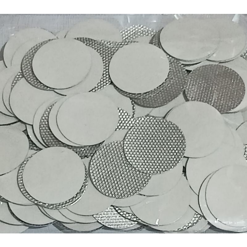 Seal Botol Kaca 25mm - 250pcs Seal untuk Botol Kaca Bisa Pasang Dg Setrika