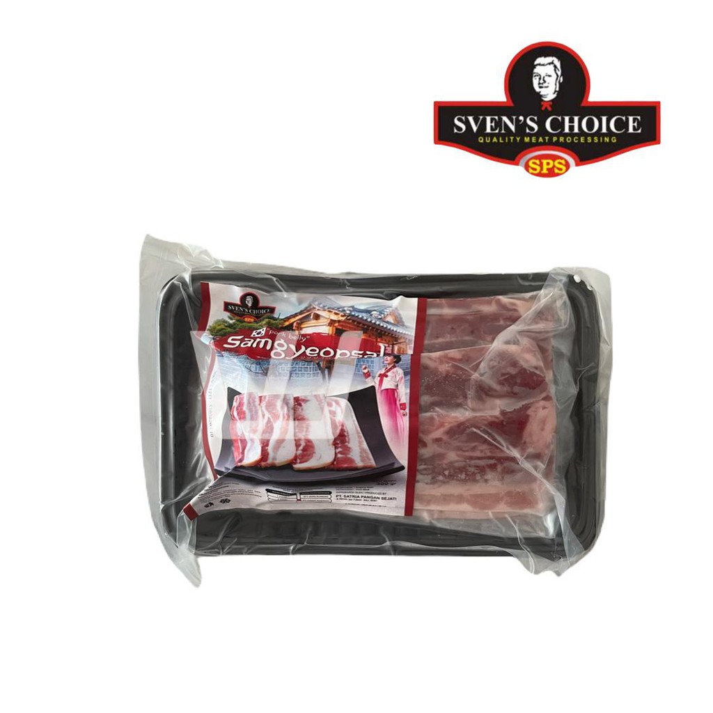 

DAGING BABI SVEN'S CHOICE SAMGYEOPSAL 300G UNTUK BBQ KOREA