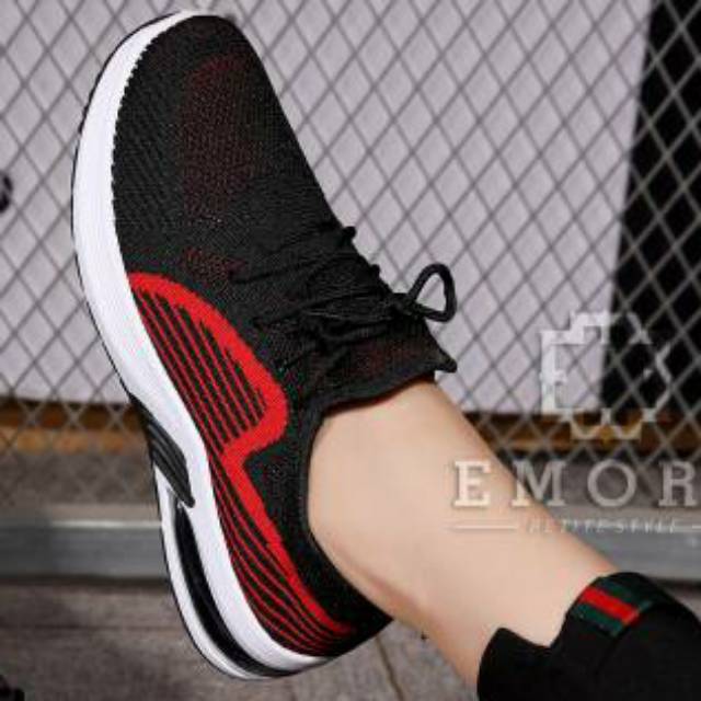 GIBD EMORY Flyknit AQYEMO 2788 1KG2 SEPATU KET SPORT WANITA IMPORT SNEAKERS ORIGINAL RAJUT BATAM