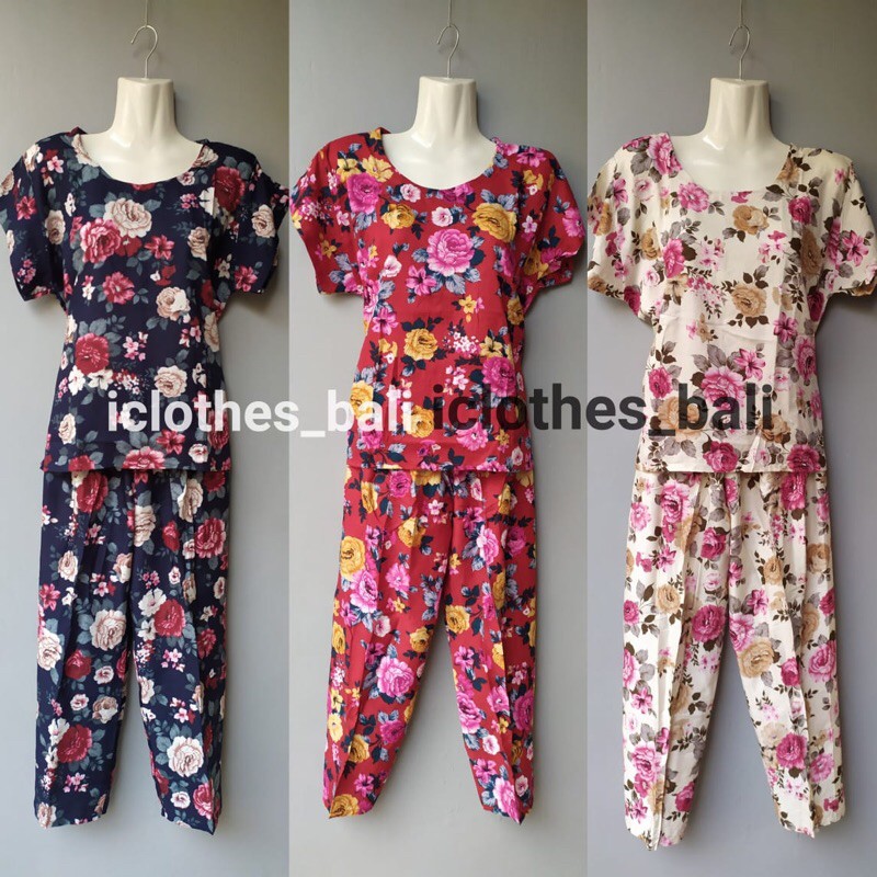 SETELAN PANJANG SP001//SET PIYAMA PANJANG/BAJU TIDUR/SET PIYAMA/PIYAMA BALI