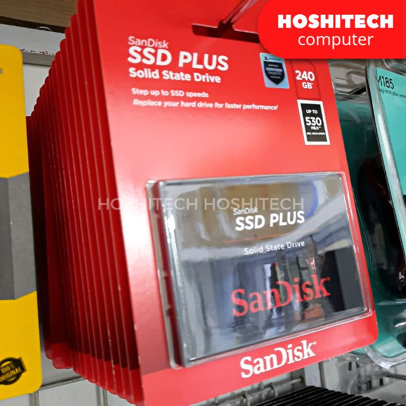 SSD SANDISK PLUS 240GB SSD 240 SATA GARANSI RESMI 3TH